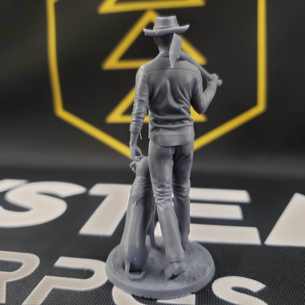 Arkham Compatible Investigator: The Drifter (Ashcan Pete with Dog) - Drifter & Dog on One Base