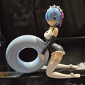 Re:Zero – Rem “Celestial Vivi” Maid Style Figure w/ Blue Donut Prop – Banpresto – 5"