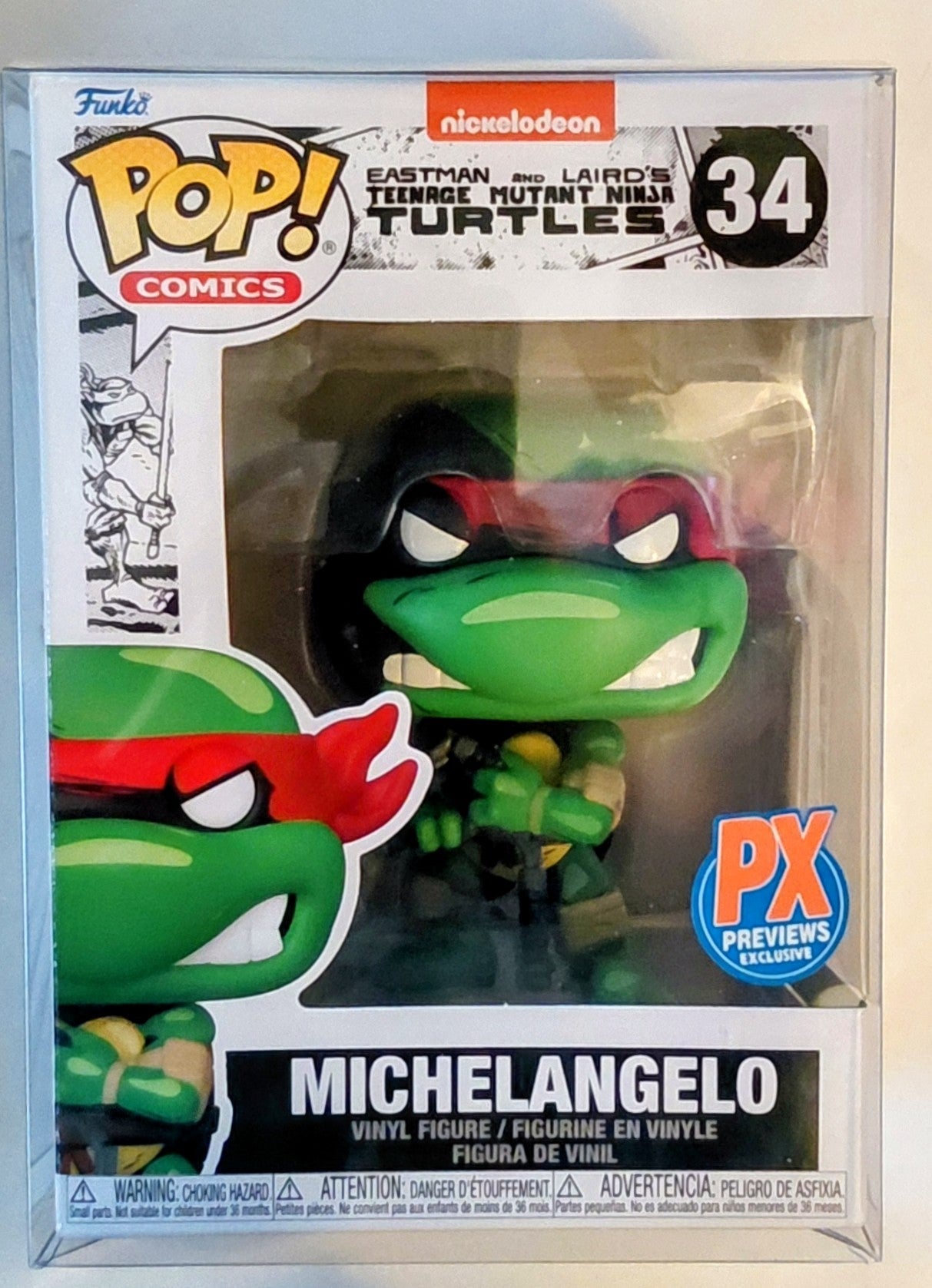 TMNT Funko Pop - Michelangelo (Comics)