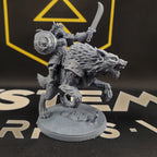 Orr'ug Wolf Rider: Sculpt C (Direwolf Orc Cavalry Unit or Wild)