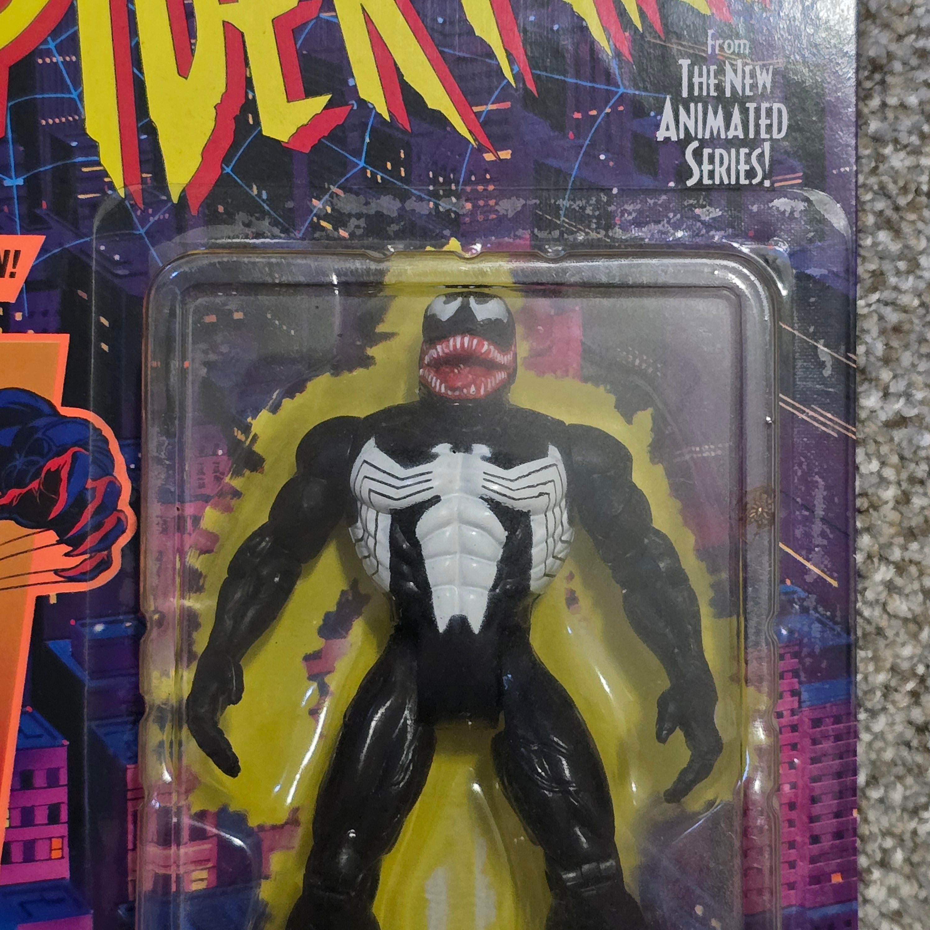 Vintage Spider-Man Venom Toy Biz 1994 Animated Series Sealed