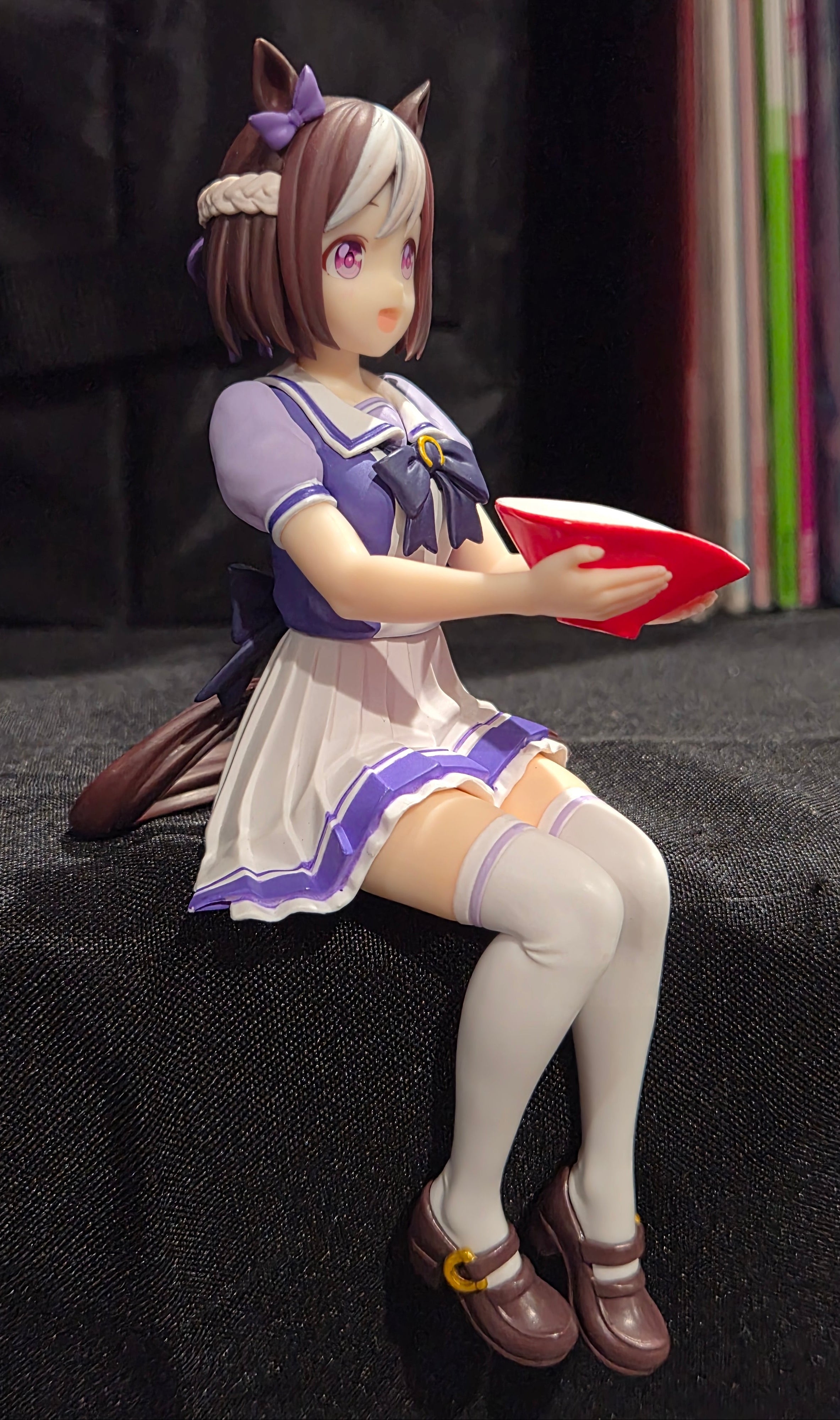 Umamusume: Pretty Derby – Special Week Noodle Stopper Figure – FuRyu – 5.85" Sitting Figure