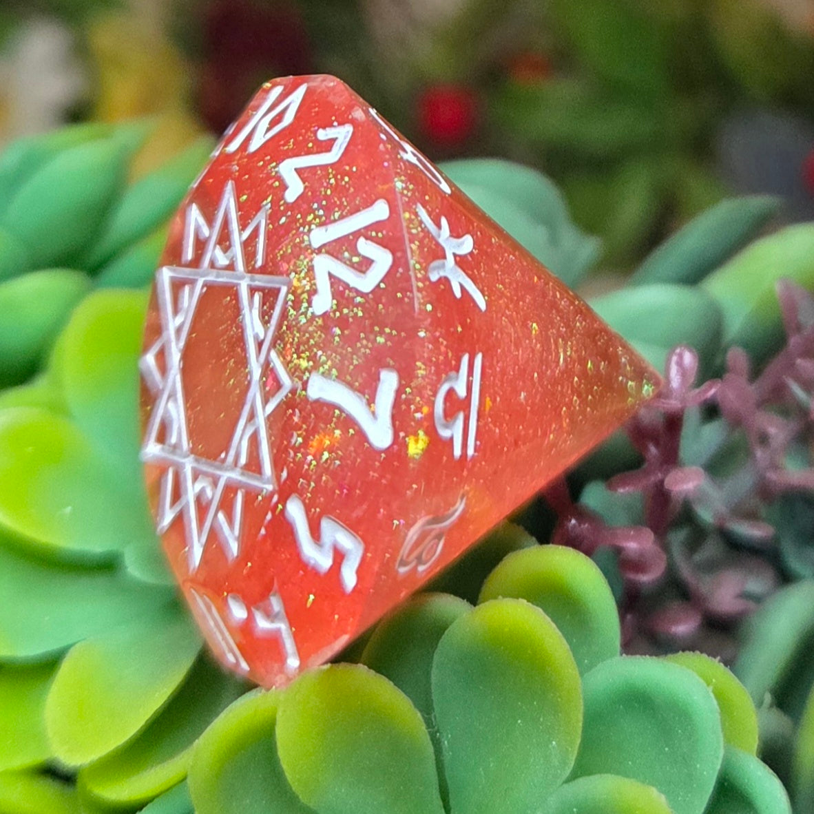 'Rainbow Diamonds' Zodiac D12 Gaming Dice