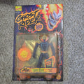 Vintage Ghost Rider Exploding Action Figure Toy Biz 1996 Glow Comic Included MOC