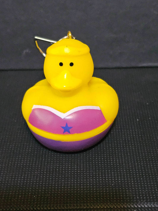 Wonder Girl duck keychain - 