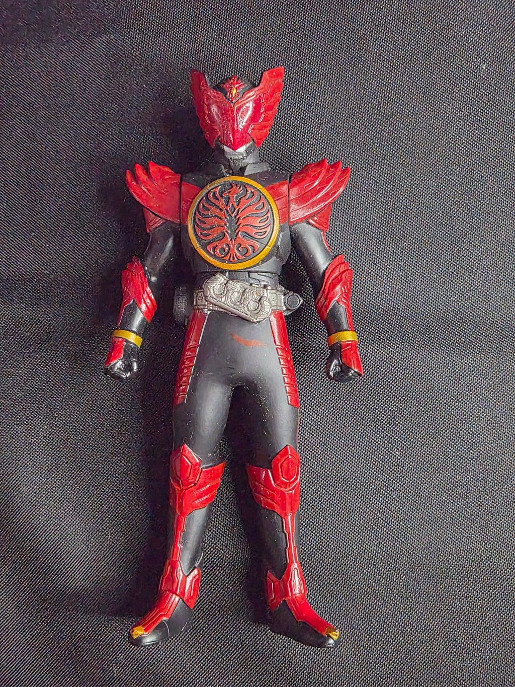 2010 Bandai Kamen Rider OOO Tajadoru Combo Sofubi Figure – 6.75" – Rider Hero Series – Japan Tokusatsu