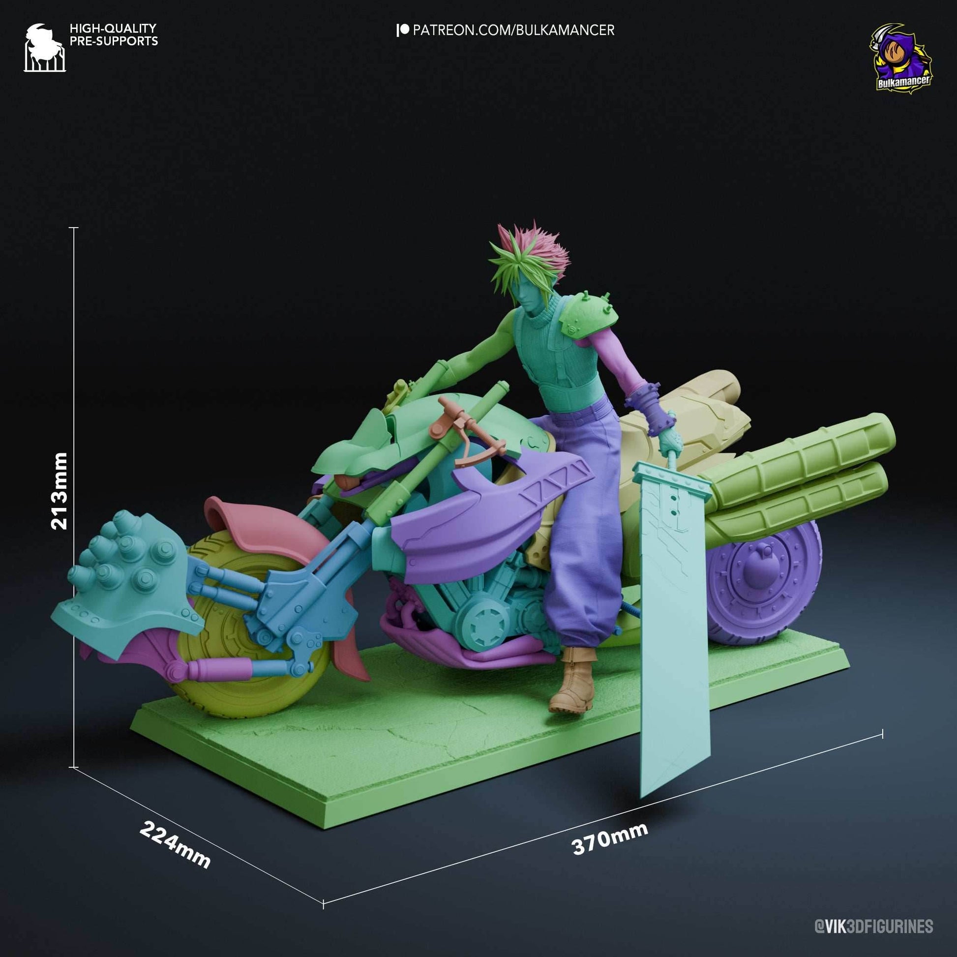 Cloud Strike - Final Fantasy VII - 1:8 scale - 1:8