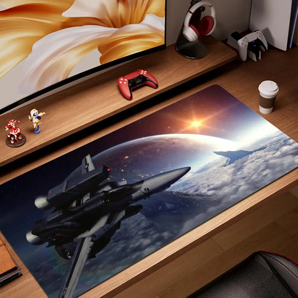 Robotech Mouse Pad XXL Gamer Gaming PC Computer Otaku Locking Edge DIY Customized Photo Laptop Notebook Desk Mat