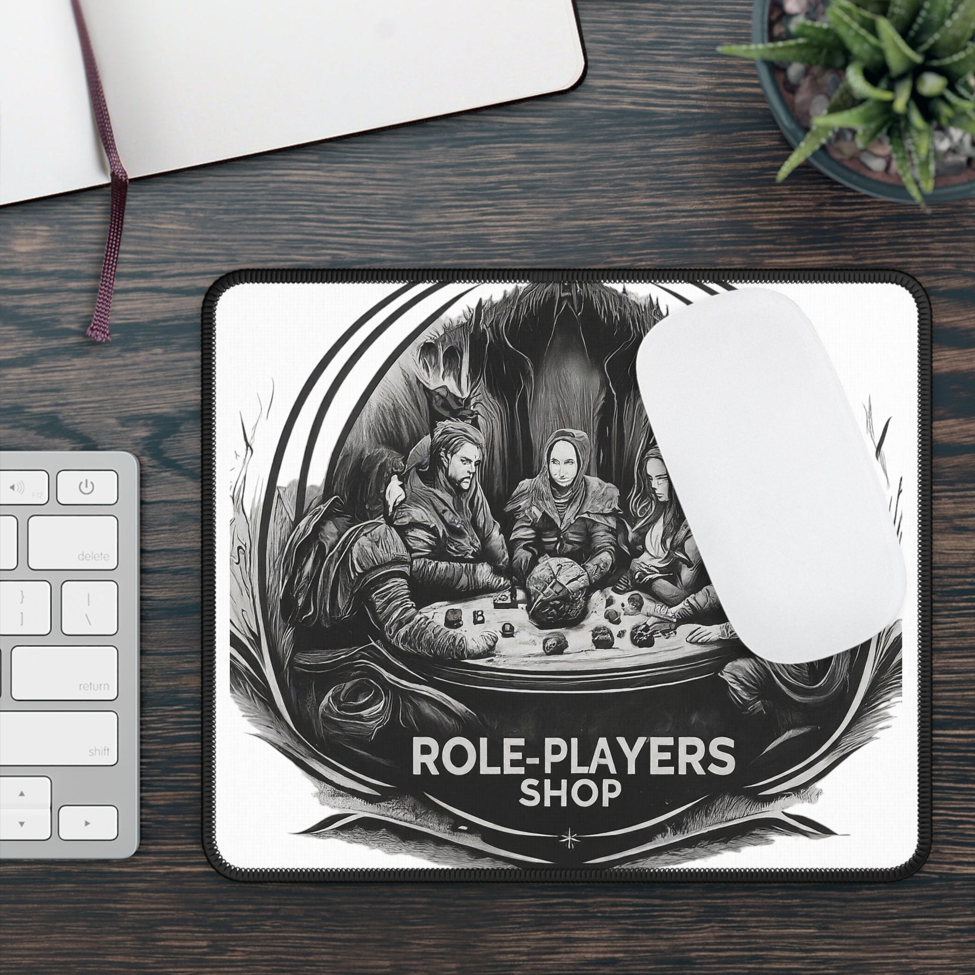 Role-players Gaming Mouse Pad Dice Tray