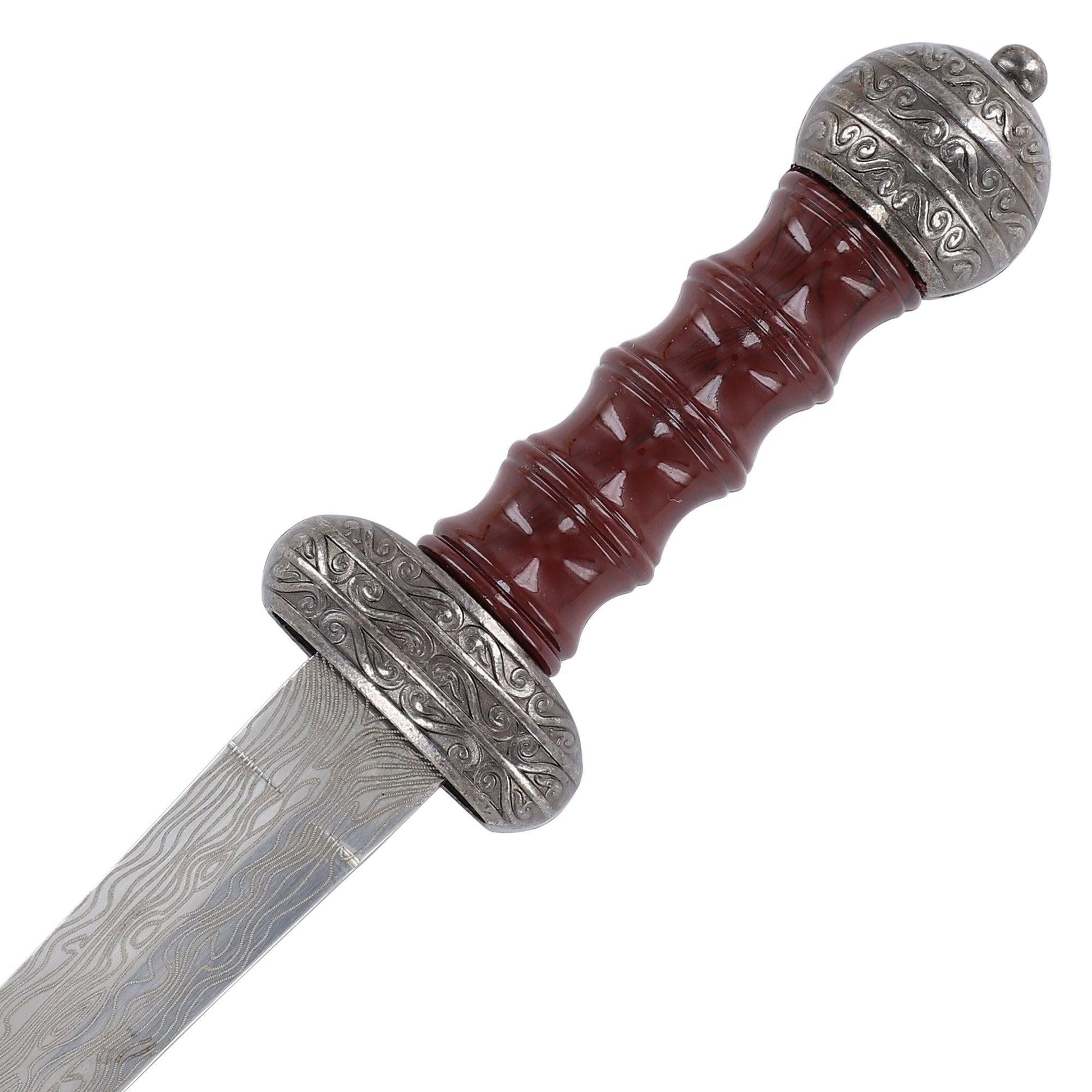 Roman Elite Small Etched Wave Pattern Gladius Pugio Dagger