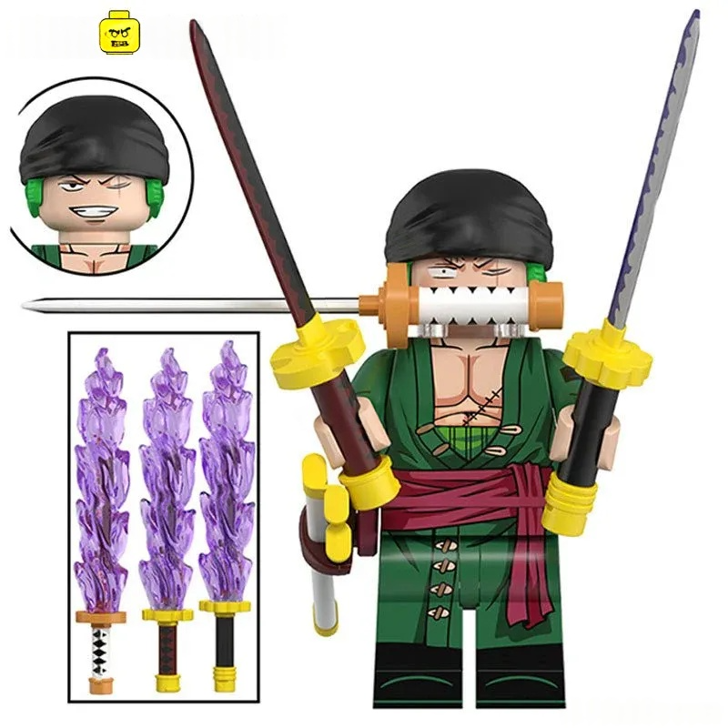 Roronoa Zoro from ONE PIECE Anime Lego Minifigures custom toys 12