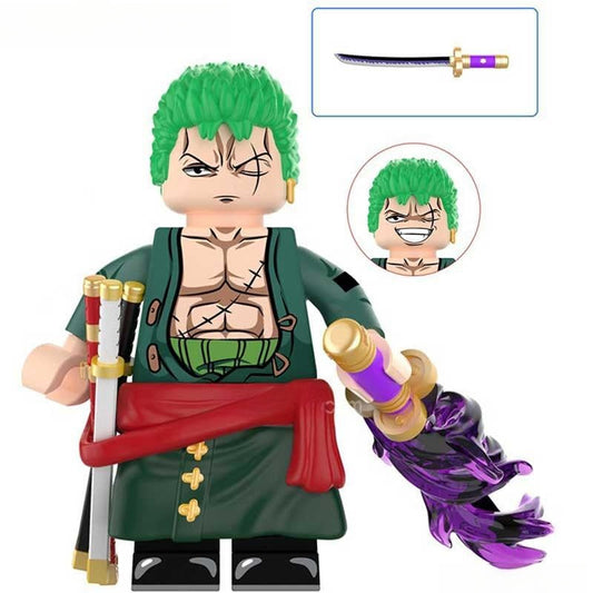 Roronoa Zoro from One Piece Lego Anime Minifigures Custom Toys 6