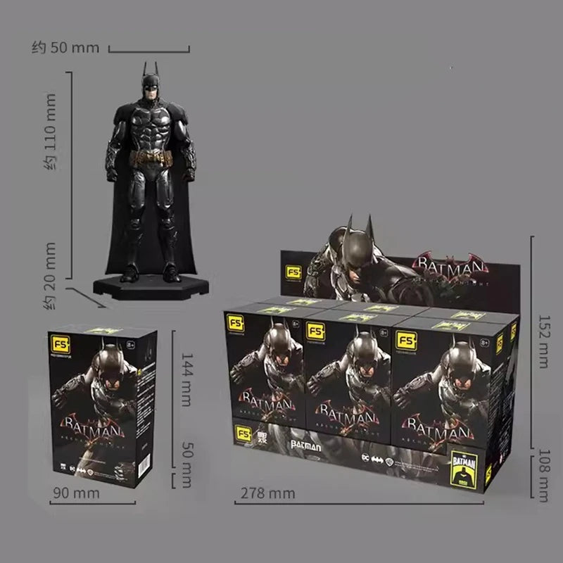 Rouno Original Batman Arkham Knight Deathstroke Red Hood Blocks Bricks Action Figure Building DIY Toys Model Doll Kids for Toys