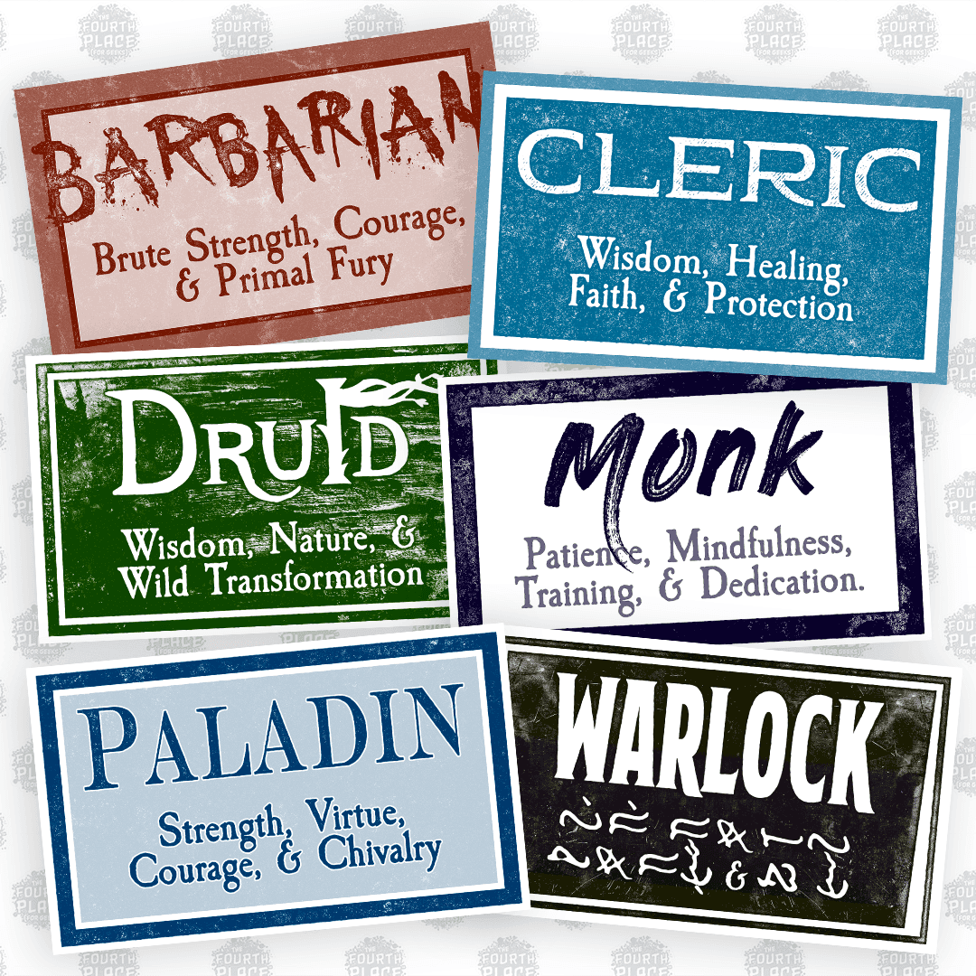 RPG Class Stickers (Vol. 2) - 