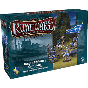 Runewars Miniatures Game: Daqan Infantry Command Unit Expansion - 