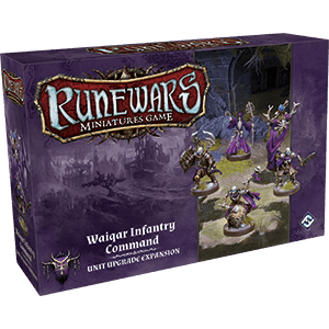 Runewars Miniatures Game: Waiqar Infantry Command Unit Expansion - 
