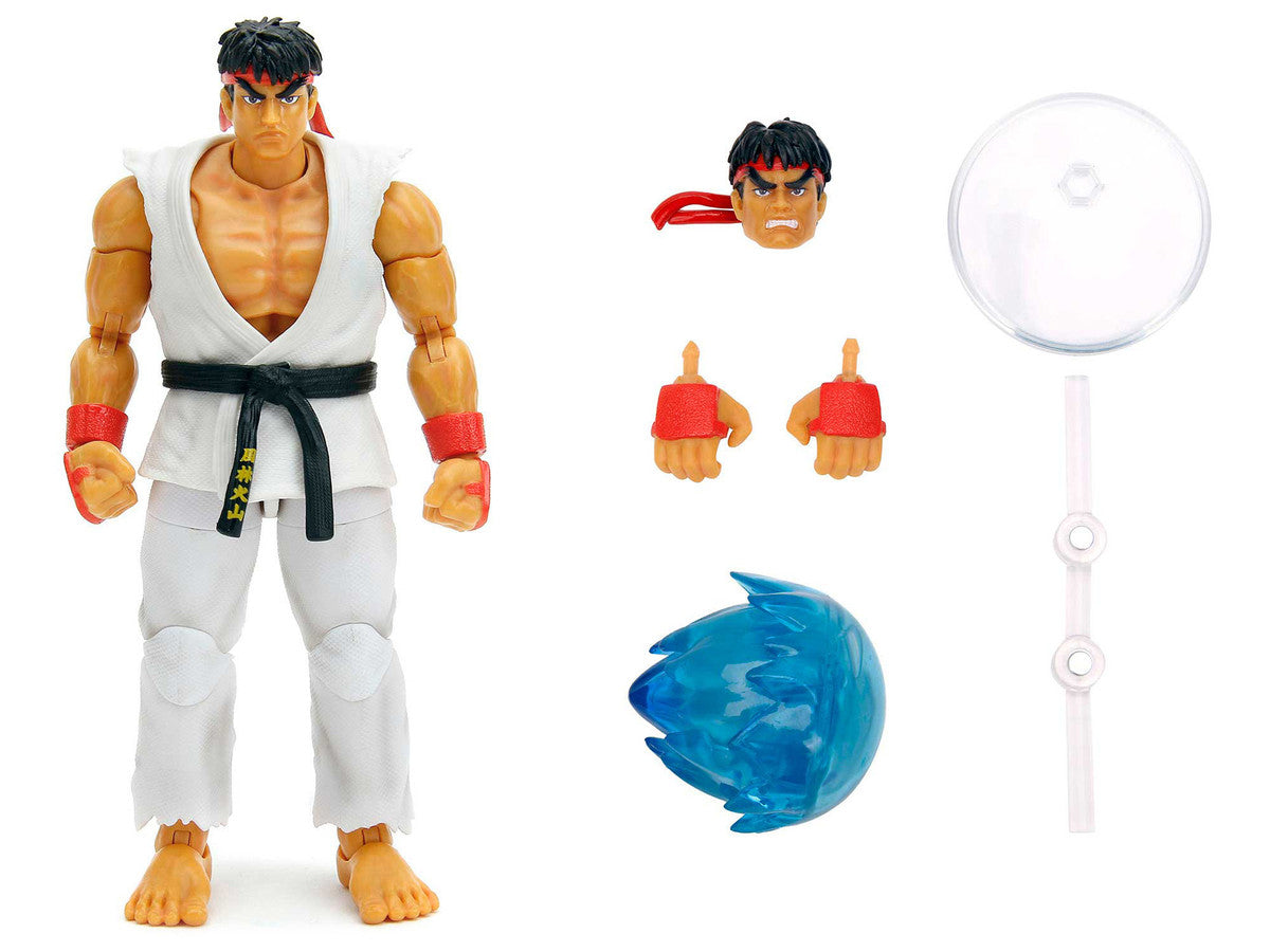 Ryu 6" Moveable Figure with Accessories and Alternate Head and Hands "Ultra Street Fighter II: The Final Challengers"