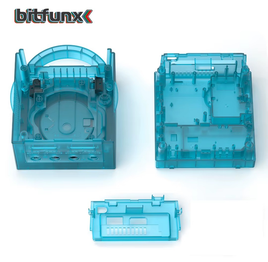 Gamecube Full Replacement Console Shell Housing Ice Blue