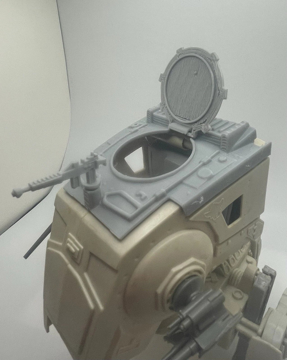Vintage Star Wars Kenner AT-ST Scout Walker Canopy Hatch & Gun Repro Part 1981