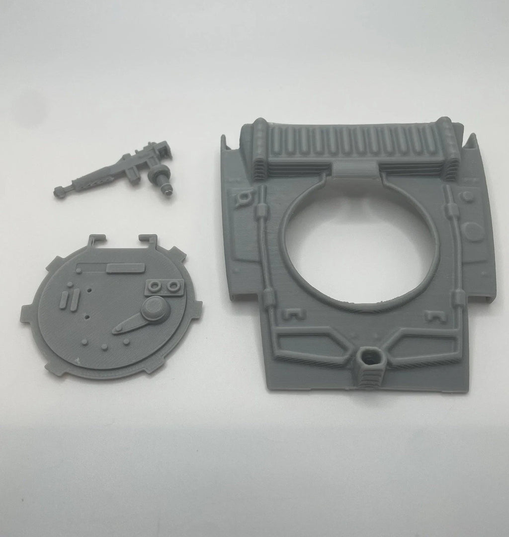 Vintage Star Wars Kenner AT-ST Scout Walker Canopy Hatch & Gun Repro Part 1981