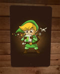 Ocarina NES Time Cartridge Legend of Zelda 8x12 Inch Metal Wall Sign for Video Game Fans and Collectors