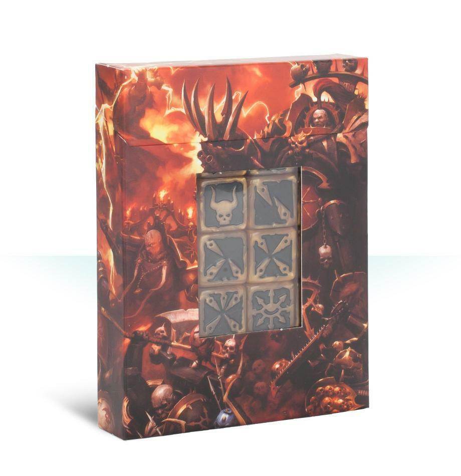 Warhammer 40k Dice: Chaos Space Marines - 