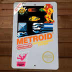Metroid Classic Arcade Video Game NES Box Cover Mouse Pad