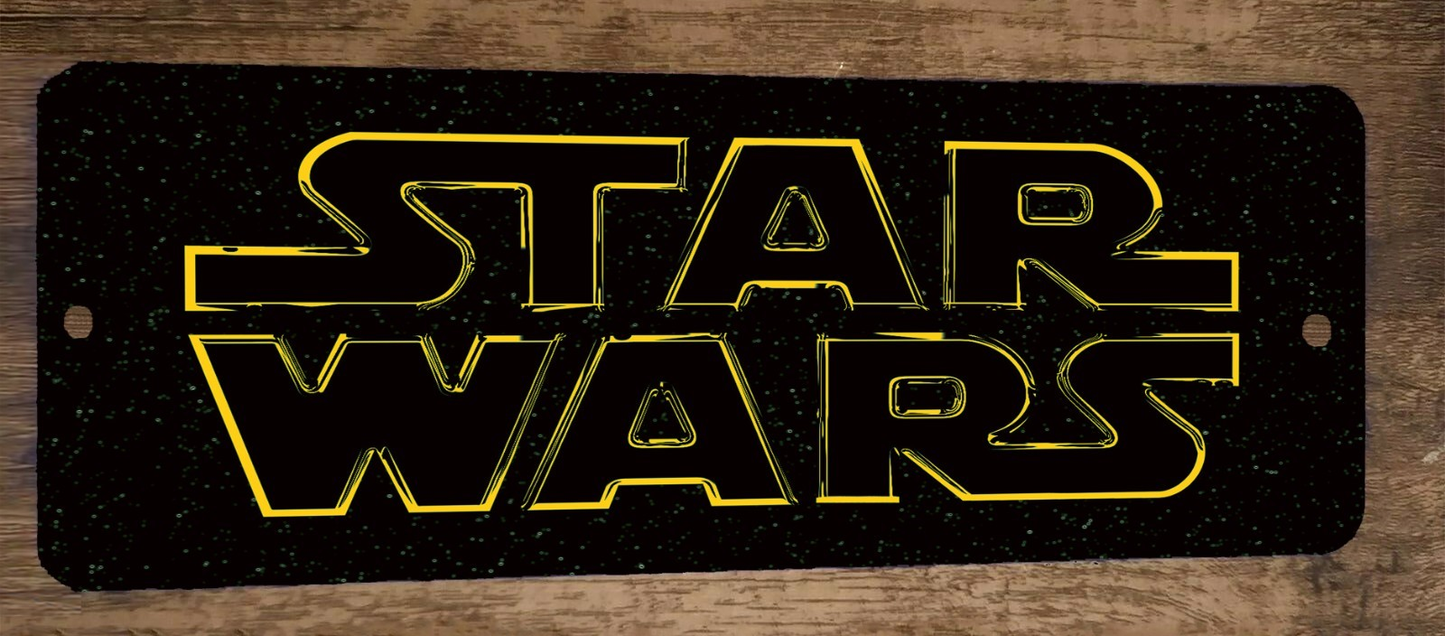 Star Wars Banner Marquee 3x12 Metal Wall Sign