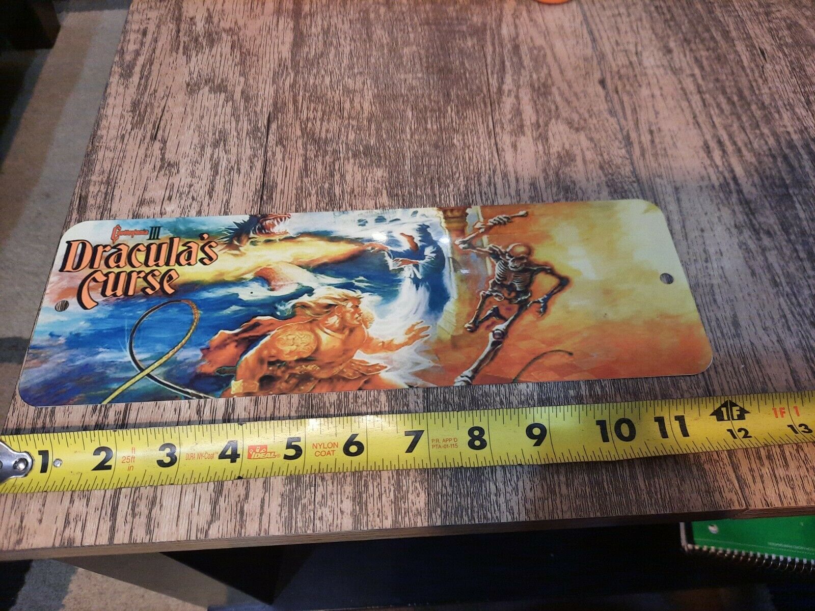 CastleVania III: Dracula's Curse Classic Video Game Arcade Marquee Banner 4x12 Sign Retro 1980s