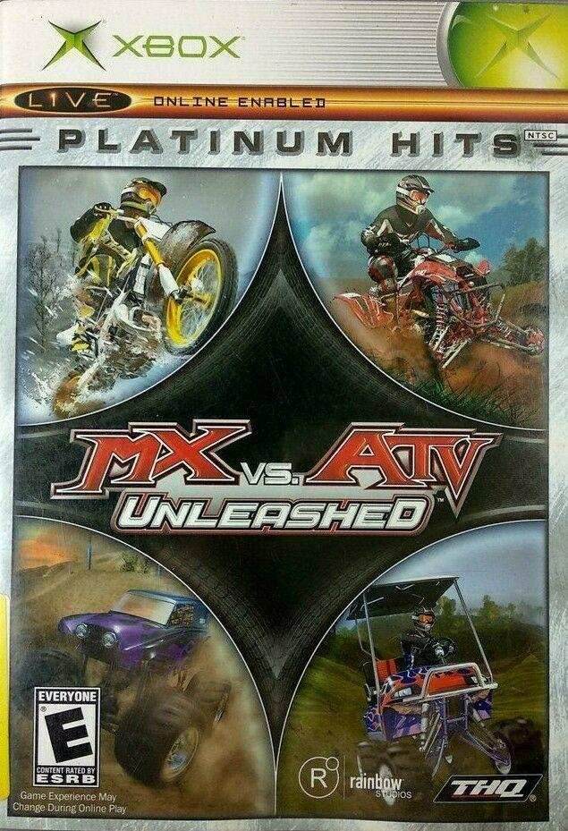 MX vs. ATV Unleashed (Platinum Hits) (Xbox) - Game Manual Only