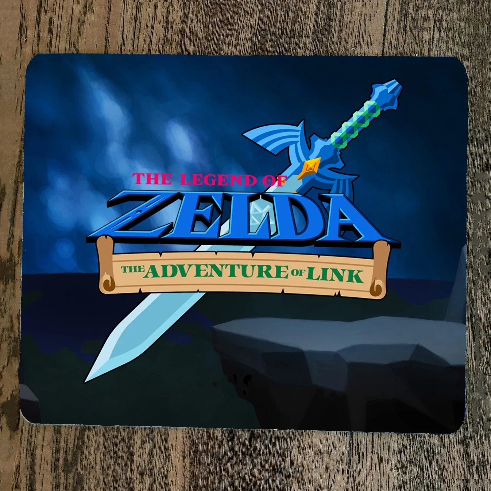 The Adventure of Link Zelda Mouse Pad – Durable 9.5 x 7.9 Inch Gaming and Work Desk Accessory with Vibrant Classic Zelda Design
