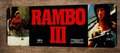 Rambo III 3 Arcade 3x12 Metal Wall Video Game Sign