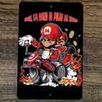 Sure I'm Doing 60 MPH Mario Kart 8x12 Metal Wall Video Game Arcade Sign