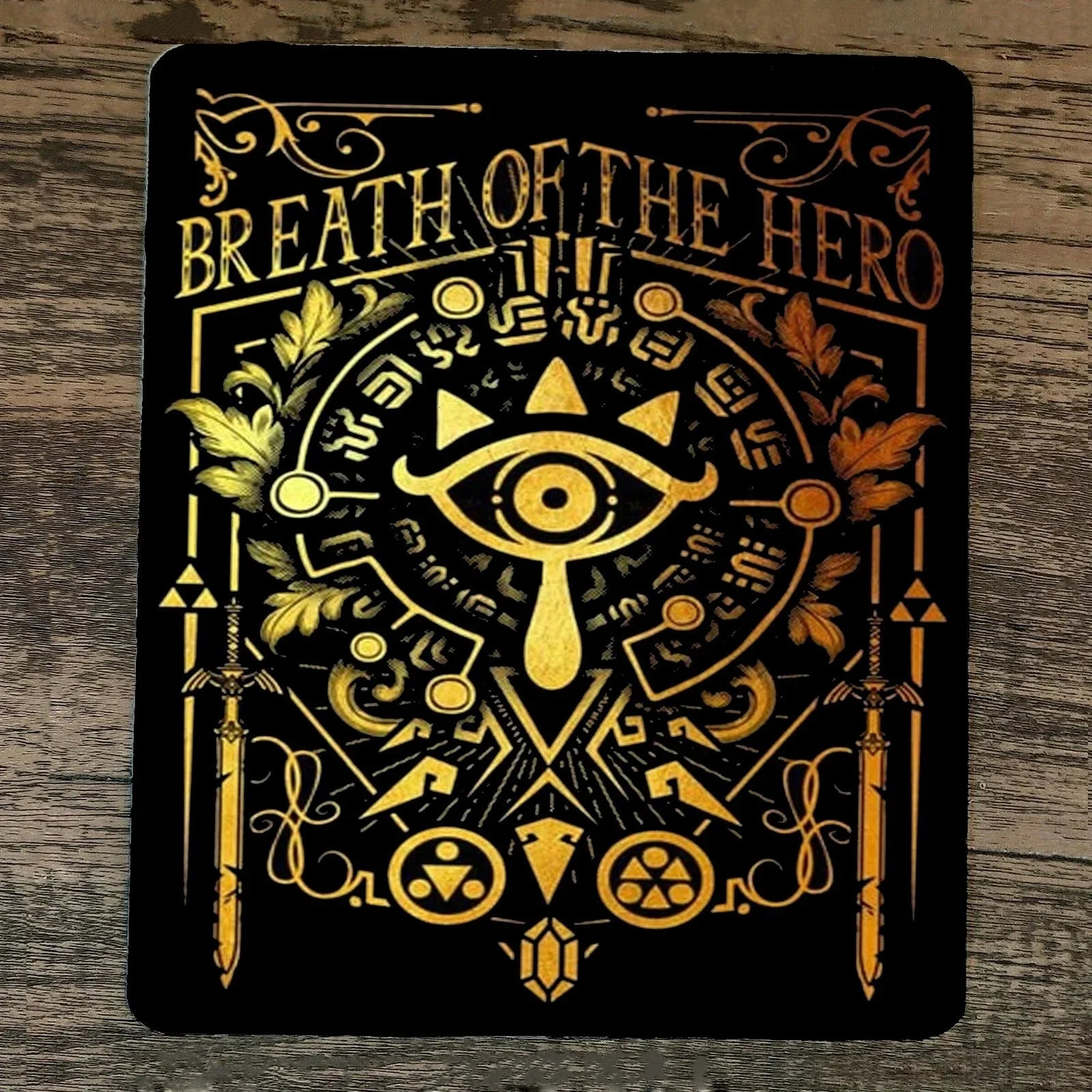 Zelda Breath of the Hero Gaming Mouse Pad - Smooth Micro-Textured Surface with Non-Slip Rubber Base, Vibrant Fade-Resistant Artwork, Comfortable 14 x 10 Inch Size for Precision Gaming
