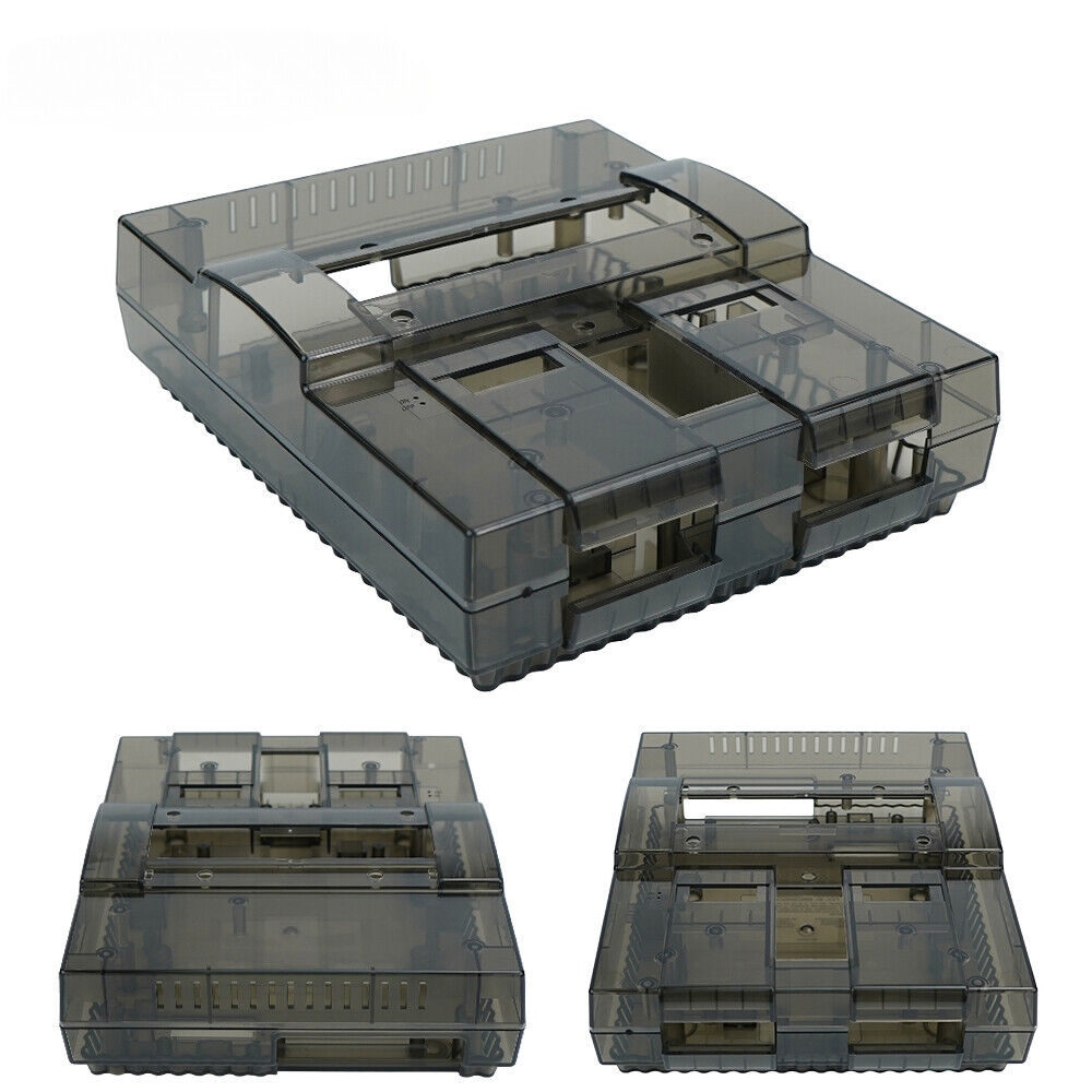 Super Nintendo Replace Console Shell Housing SNES Translucent Black