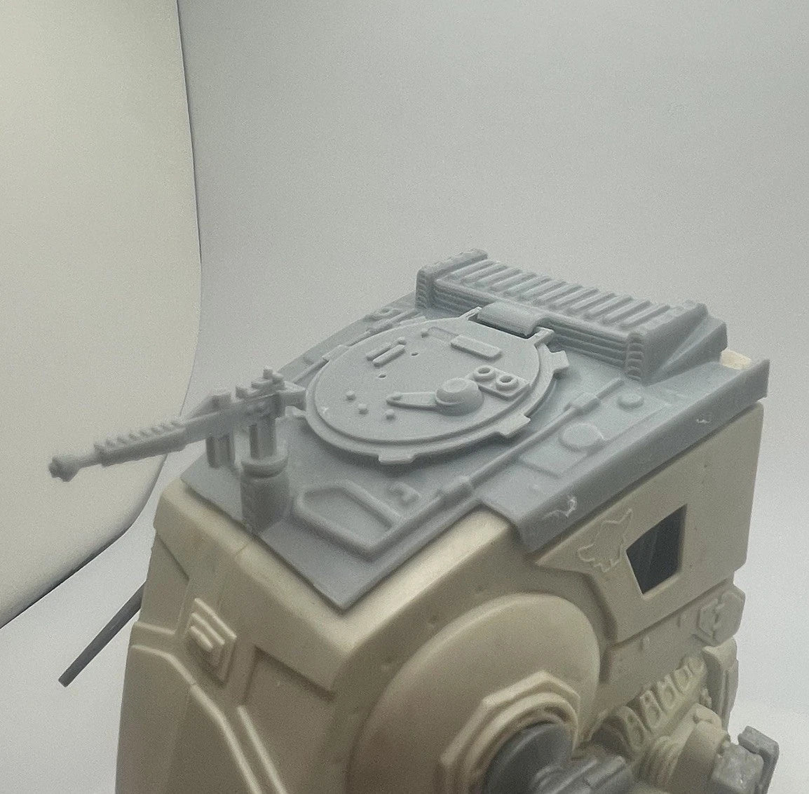 Vintage Star Wars Kenner AT-ST Scout Walker Canopy Hatch & Gun Repro Part 1981