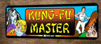 Kung Fu Master Arcade 4x12 Inch Metal Wall Video Game Marquee Banner Sign
