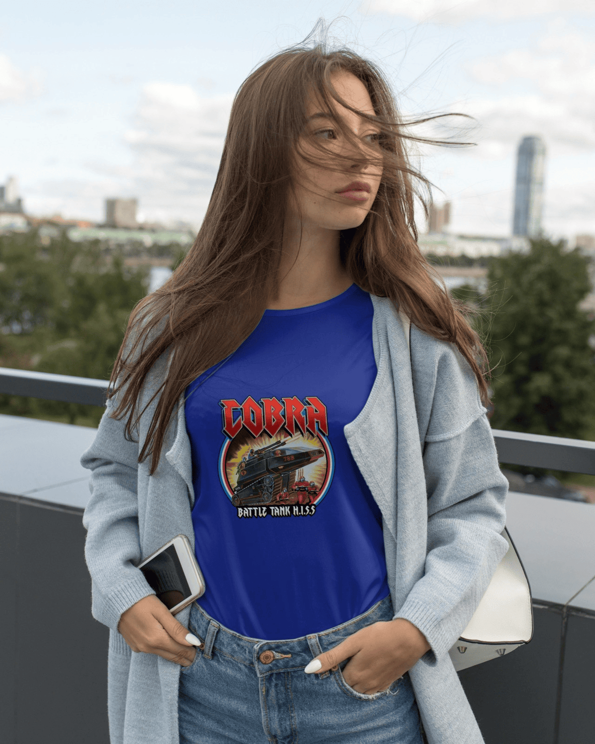 GI Joe Cobra Battle Task HISS  Mens T Shirt