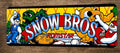 Snow Bros Arcade Video Game 4x12 Metal Wall Sign Marquee Banner Poster