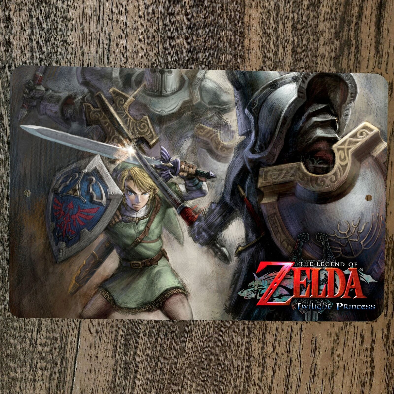 Legend of the Twilight Zelda Princess 8 x 12 Inch Premium Metal Wall Sign Poster for Video Game Enthusiasts