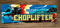 4x12 Choplifter Video Game Arcade Metal Wall Sign Marquee Banner Retro 80s