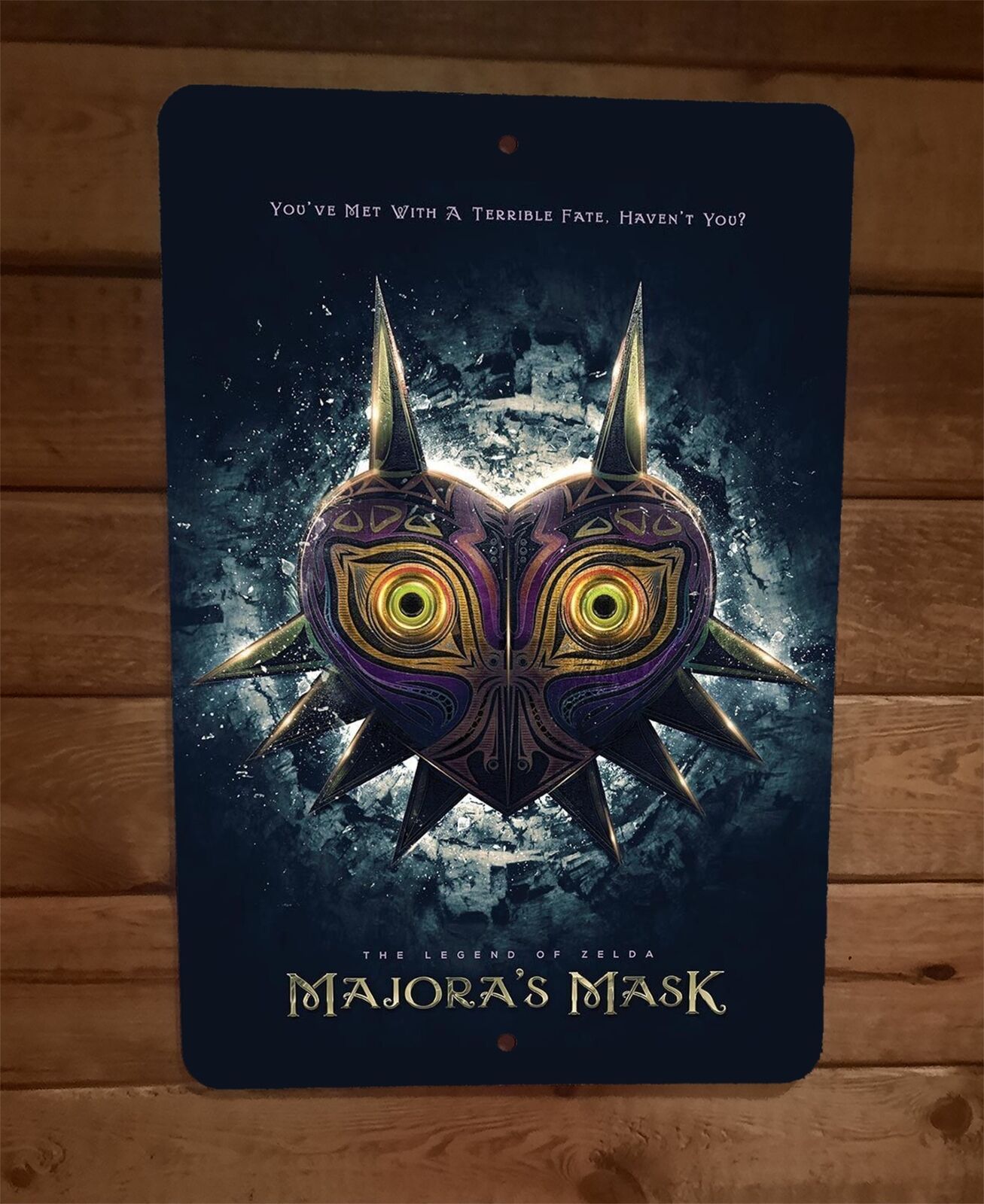 Majora's Mask The Legend of Zelda Video Game Metal Wall Sign Poster 8 by 12 Inches