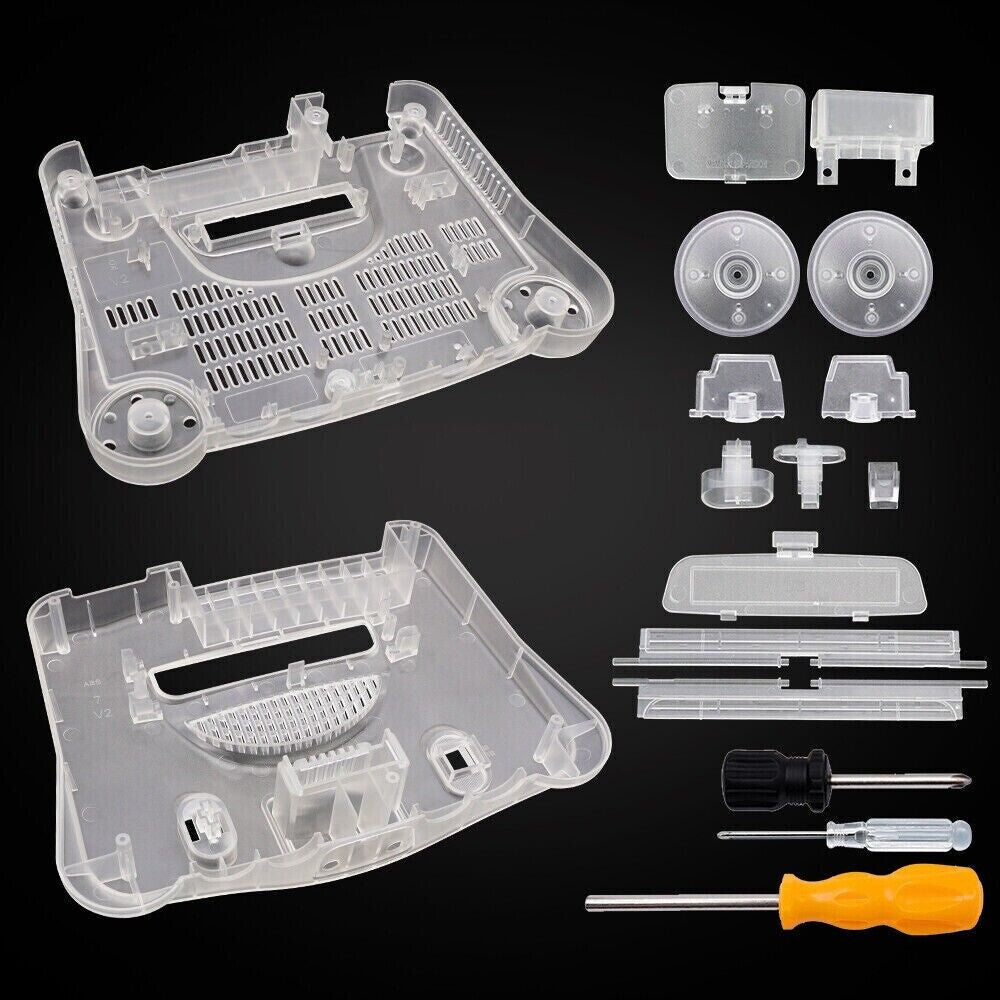 N64 Replacement Translucent Shell Case Housing Nintendo 64