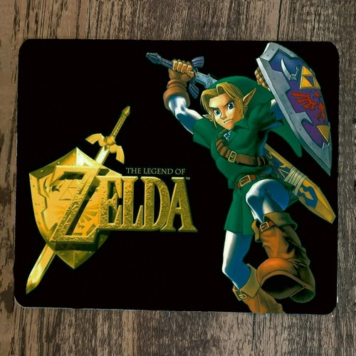 Link Blackout Silhouette Zelda Gaming Mouse Pad – Premium 11.8 x 9.8 inch Precision Control Mat