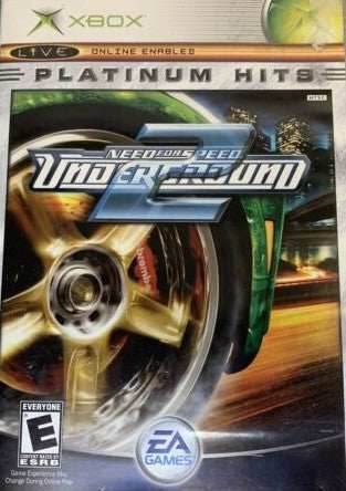 Need For Speed: Underground 2 (Platinum Hits) (Xbox) - Game Manual Only