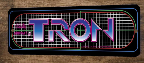 Tron 3x12 Metal Wall Video Game Arcade Sign Poster