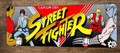 Street Fighter Arcade 3x12 Metal Wall Video Game Sign
