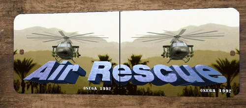 Air Rescue  Arcade Video Game 3x12 Metal Wall Sign Marquee Banner Poster