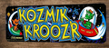 Kozmik Kroozr Arcade 3x12 Metal Wall Video Game Sign