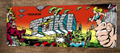Tiki 3x12 Metal Wall Arcade Video Game Sign